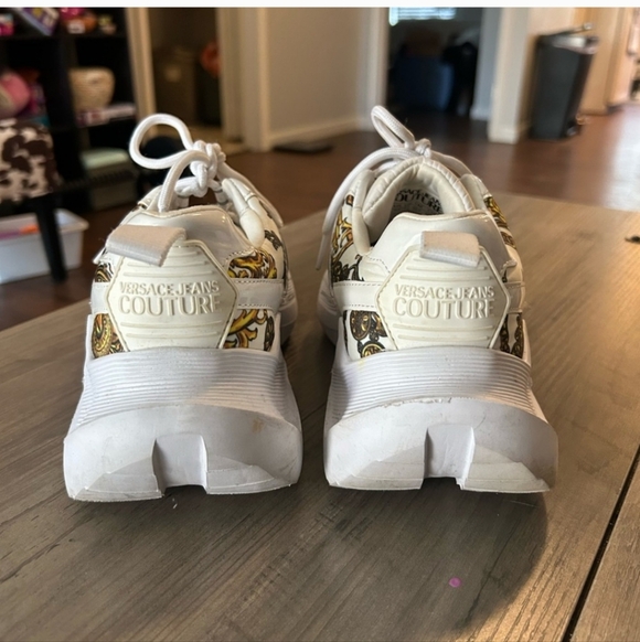 Versace Jeans Couture Sneakers – White Baroque Print - Picture 5 of 6